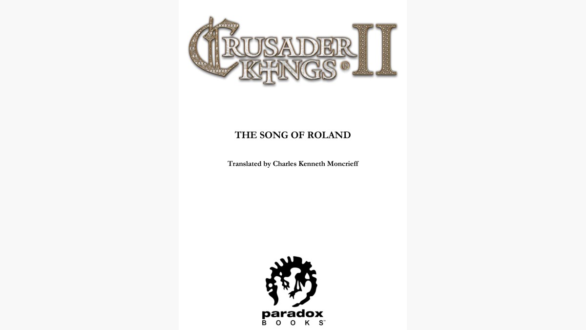 Crusader Kings II: The Song of Roland Ebook